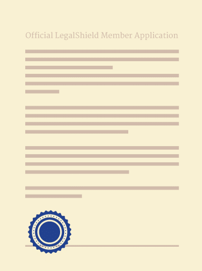 illustrated-legalshield-application Illustrated LegalShield member application.
