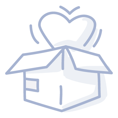 heartinbox Heart jumping out of a box