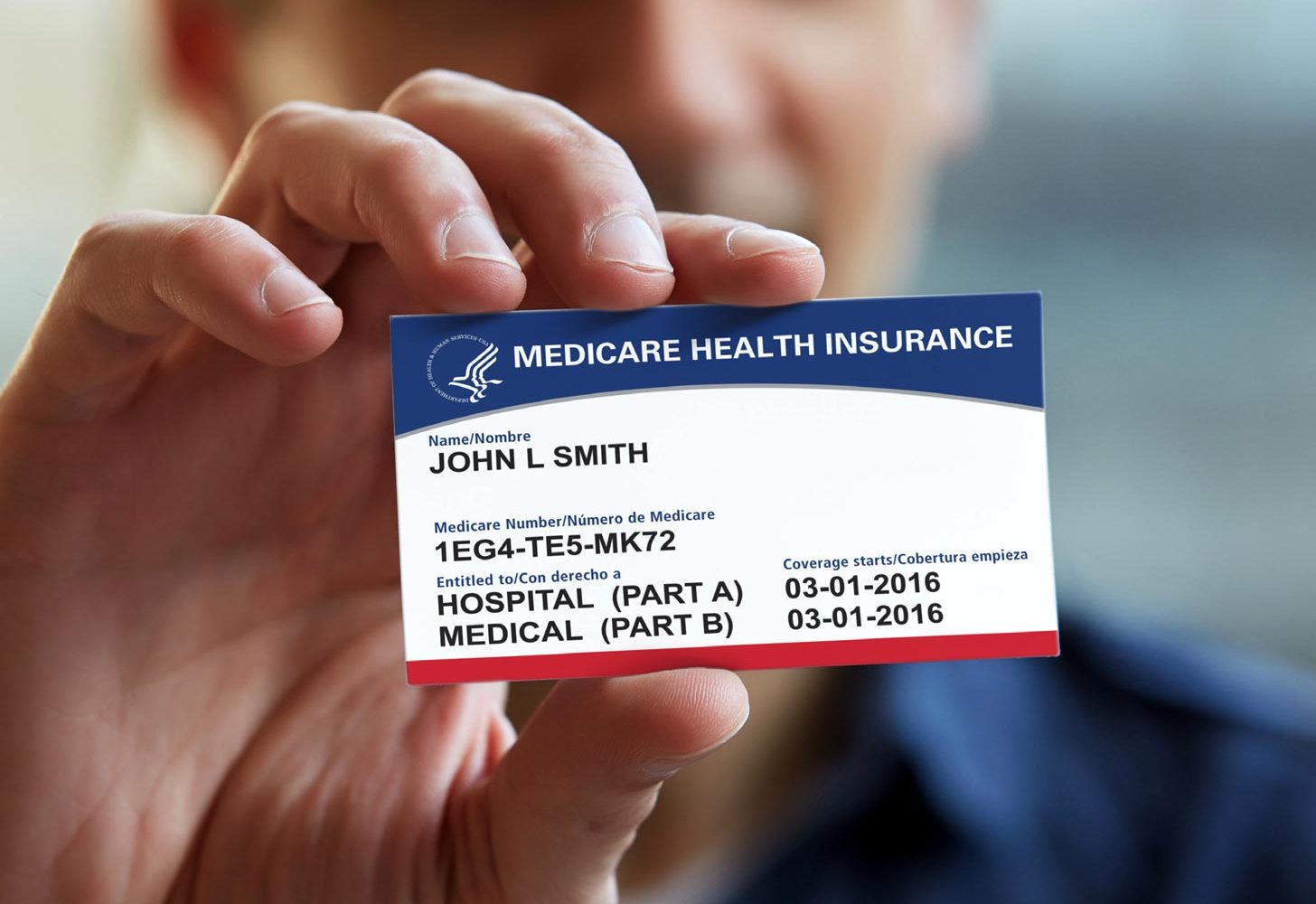 new-medicare-card Person holding up the new 2018 Medicare card